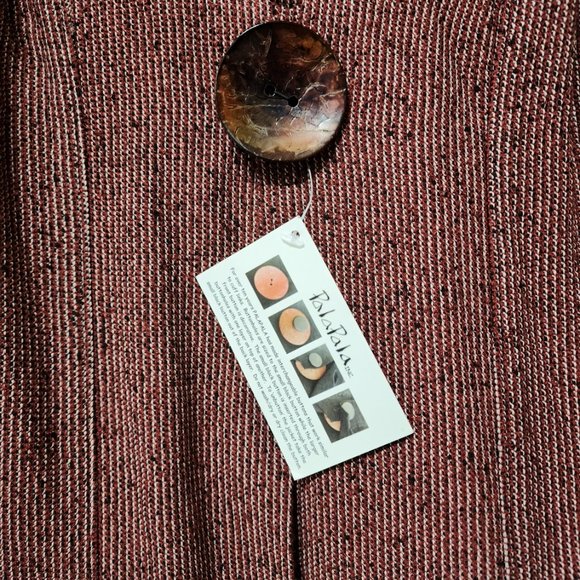 PalaPala Women's Tweed Red Sweater - Picture 3 of 3